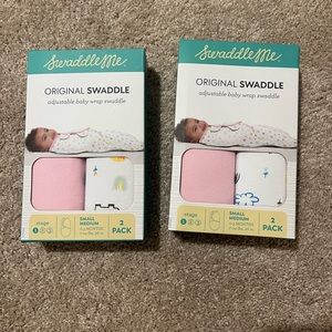 0-3 months “Swaddle Me” baby wraps